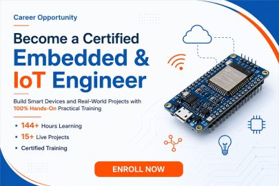 Embedded IoT Specialist Course.